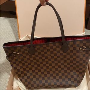 Neverfull MM Tote Elegant in Damier Ebene